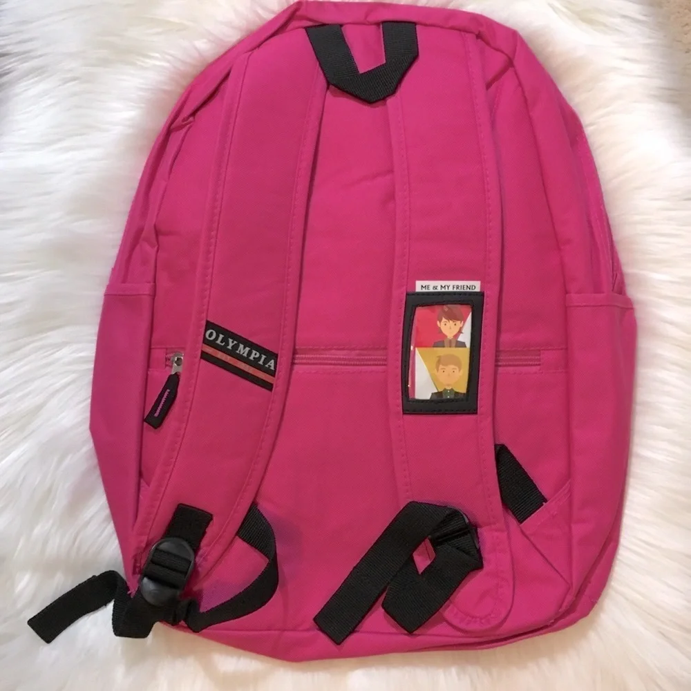 NWT Olympia Big Student Backpack - Pink